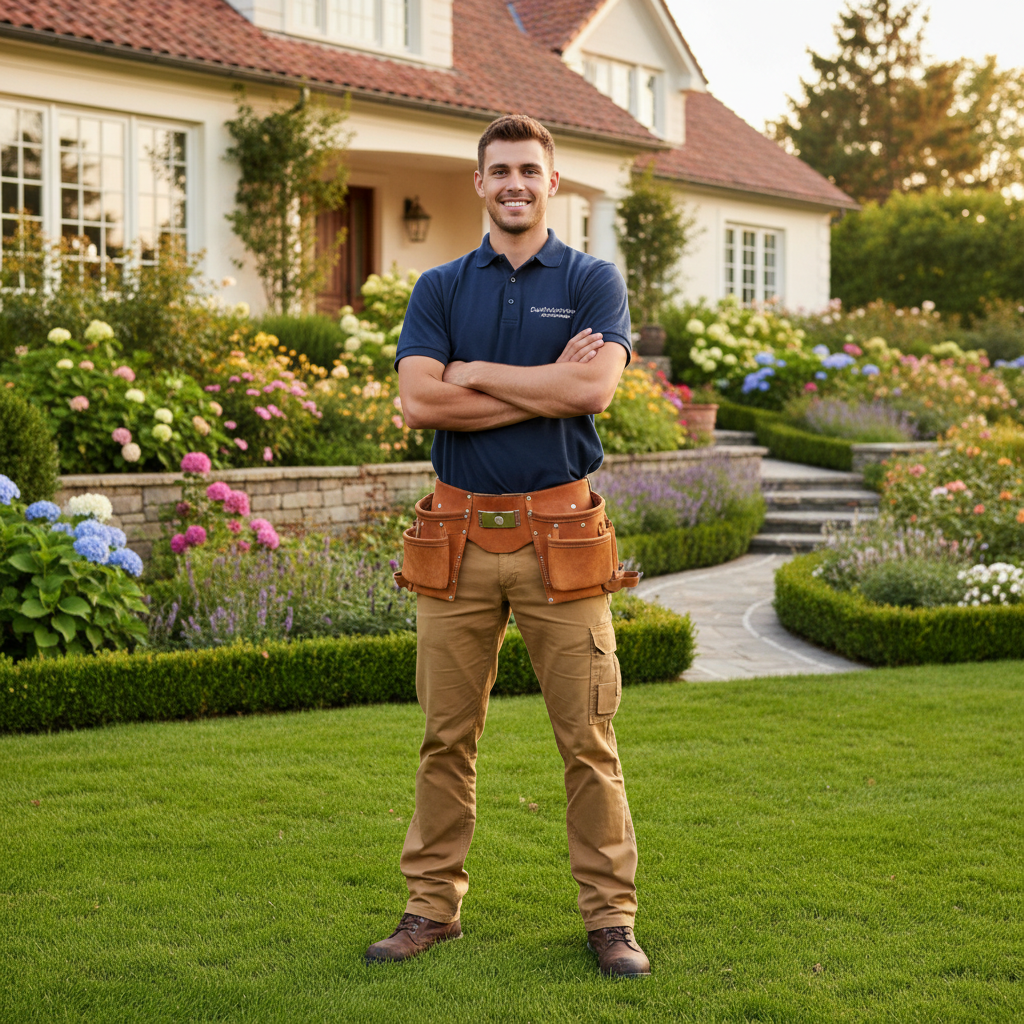 Max Daskal, owner of Daskal Landscaping