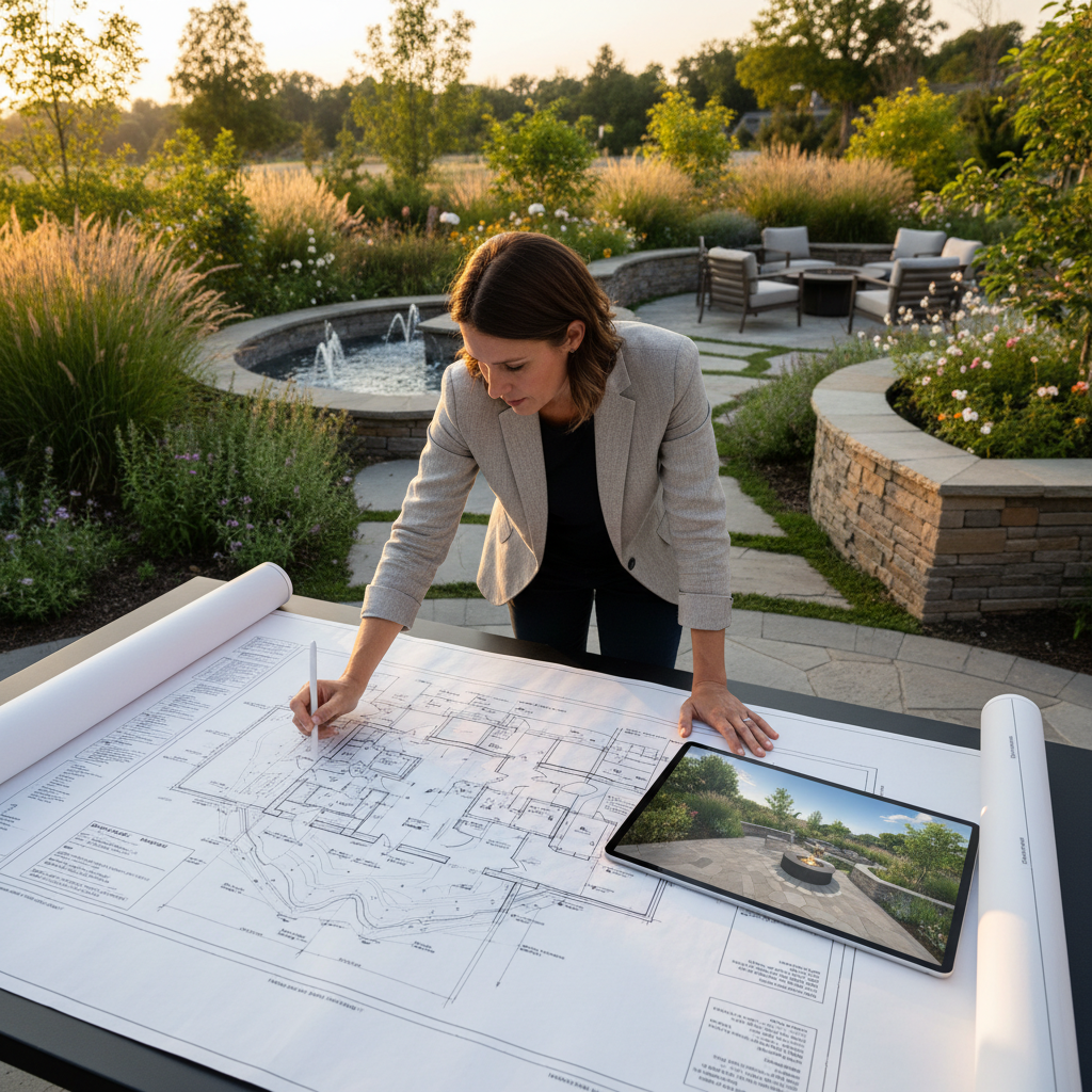 Landscape design in Northville MI