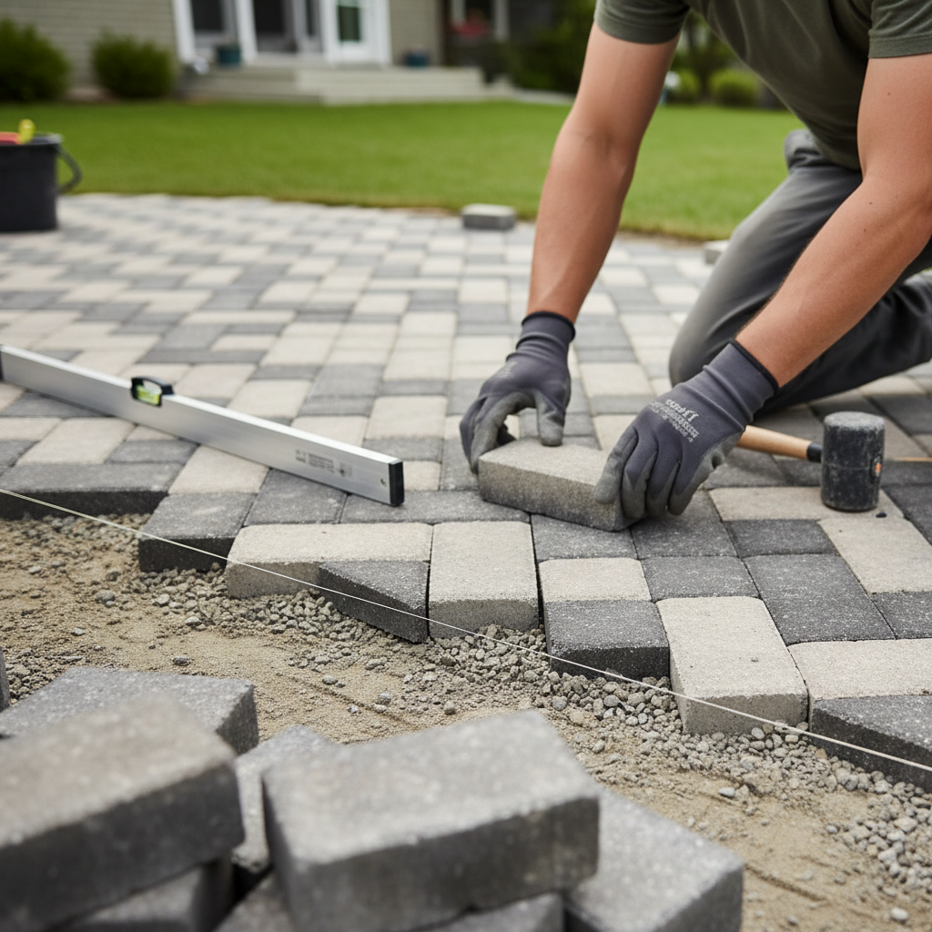 Paver installation