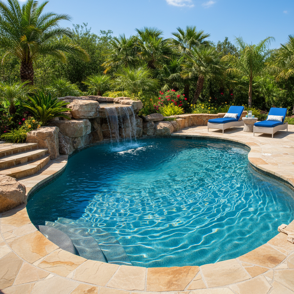 Custom pool installation